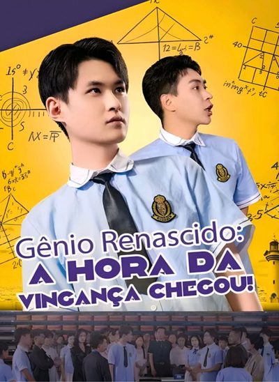 Capa da minissérie O Gênio Renascido:a Hora da Vingança Chegou