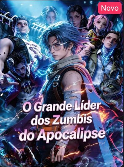 Capa da minissérie O Grande Líder dos Zumbis do Apocalipse - Anime