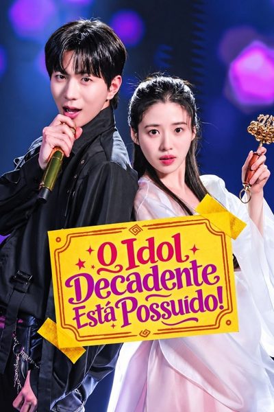Capa da minissérie O Idolo Decadente Está Possuído!