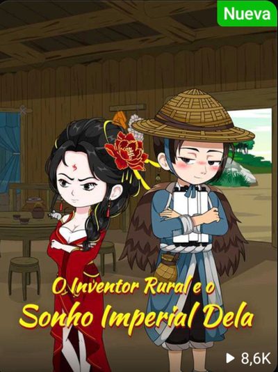 Capa da minissérie O Inventor Rural e o Sonho Imperial Dela
