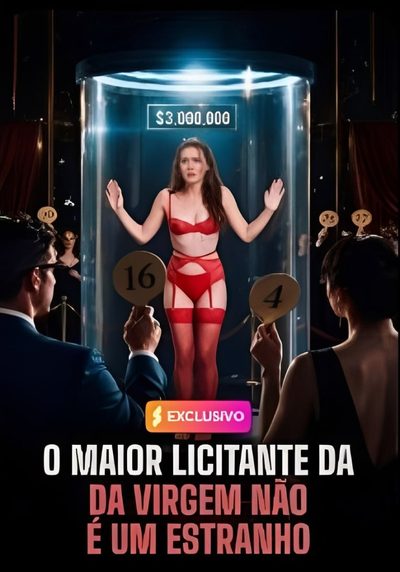 Capa da minissérie O Maior Licitante da Virgem Não É um Estranho