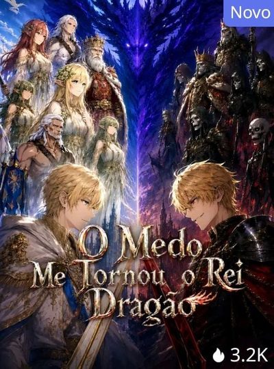Capa da minissérie O Medo Me Tornou o Rei Dragão