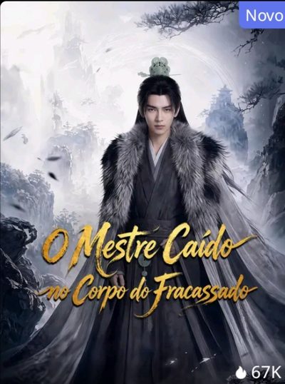 Capa da minissérie O Mestre Caído no Corpo do Fracassado
