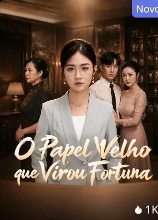 Capa da minissérie O papel velho que virou fortuna