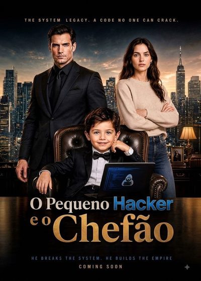 Capa da minissérie O Pequeno Hacker e o Chefão