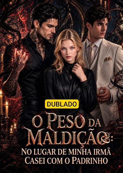 Capa da minissérie O Peso da Maldição: no Lugar de Minha Irmã Casei com o Padrinho_1 Temporada_dublado