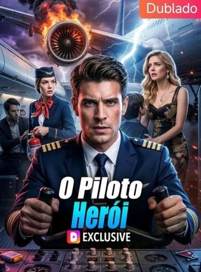 Capa da minissérie O Piloto Herói