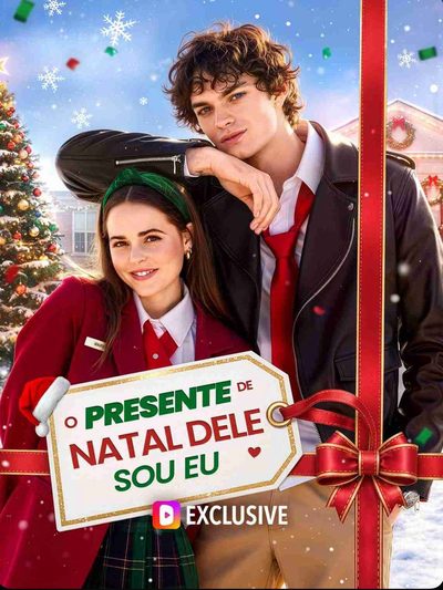 Capa da minissérie O Presente de Natal Dele Sou Eu