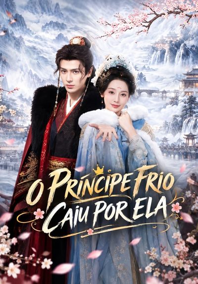 Capa da minissérie O Príncipe Frio Caiu por Ela