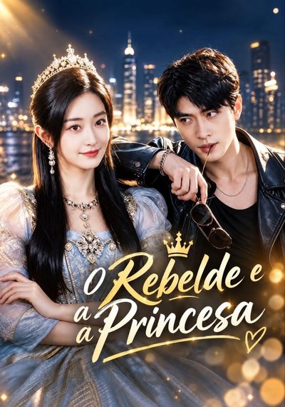 Capa da minissérie O Rebelde e a Princesa