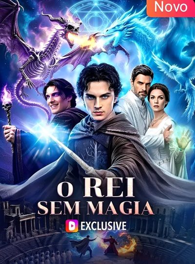 Capa da minissérie O Rei Sem Magia