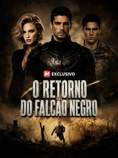 Capa da minissérie O Retorno do Falcão Negro