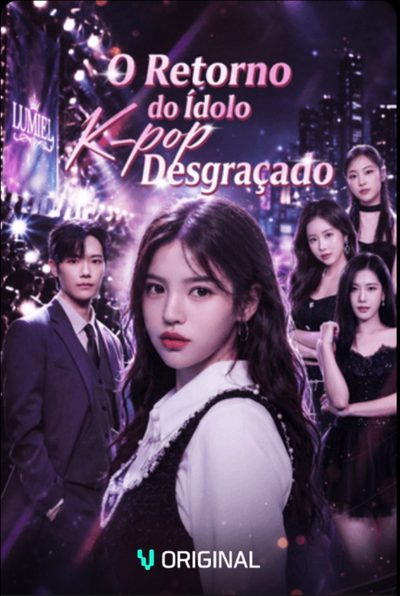 Capa da minissérie O Retorno do Ídolo K-pop Desgraçado