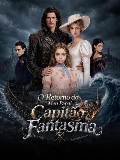 Capa da minissérie O Retorno do Meu Papai Capitão Fantasma