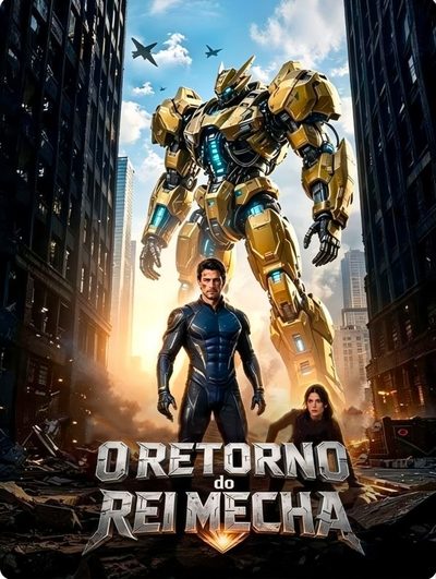 Capa da minissérie O Retorno do Rei Mecha