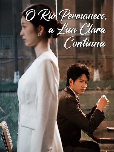 Capa da minissérie O Rio Permanece, a Lua Clara Continua