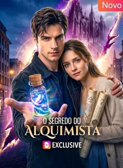 Capa da minissérie O Segredo do Alquimista