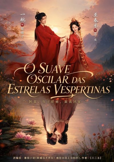 Capa da minissérie O Suave Oscilar das Estrelas Vespertinas