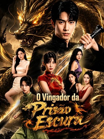 Capa da minissérie O VINGADOR DA PRISÃO ESCURA The Avenger From the Darkest Prison