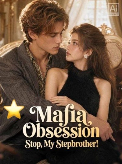 Capa da minissérie Obsessão pela máfia Pare, meu meio-irmão Mafia Obsession Stop, My Stepbrother