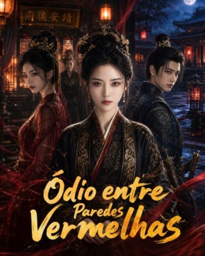 Capa da minissérie Ódio Entre Paredes Vermelhas
