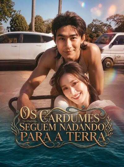 Capa da minissérie Os Cardumes Seguem Nadando para a Terra