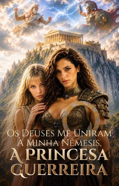 Capa da minissérie Os Deuses Me Uniram à Minha Nèmesis. a Princesa Guerreira Bl �