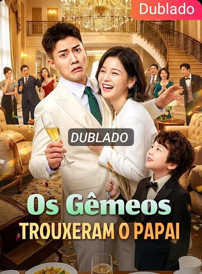 Capa da minissérie Os Gêmeos Trouxeram o Papai - Dublado