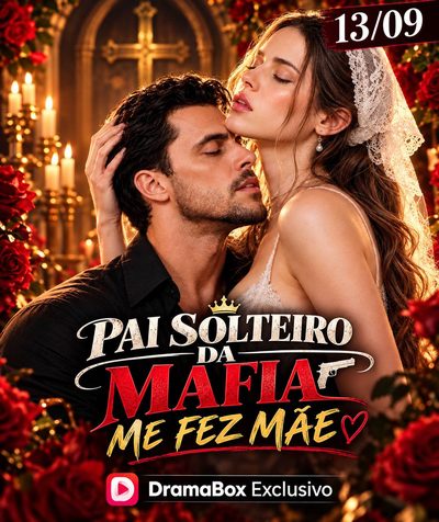 Capa da minissérie Pai Solteiro da Máfia Me Fez Mãe