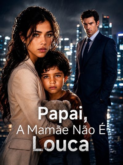 Capa da minissérie Papai, a Mamãe Não É Louca