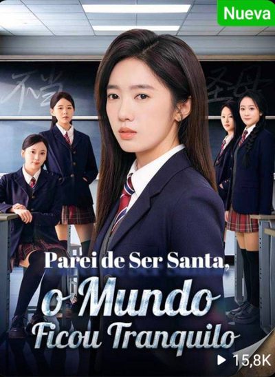 Capa da minissérie Parei de Ser Santa, o Mundo Ficou Tranquilo