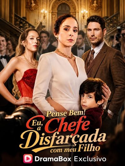 Capa da minissérie Pense Bem Eu, a Chefe Disfarçada com Meu Filhi