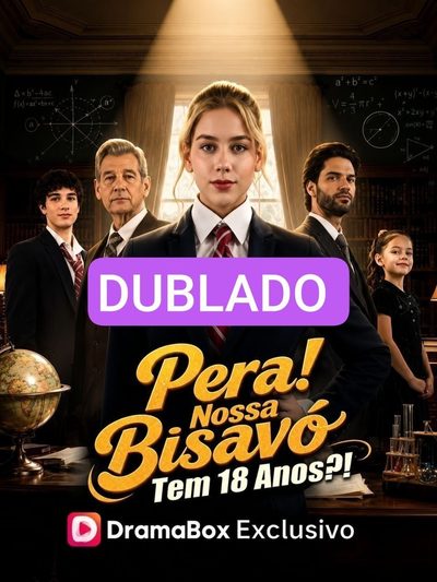 Capa da minissérie Pera! Nossa Bisavó Tem 18 Anos?! Dublado