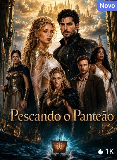 Capa da minissérie Pescando o Panteão