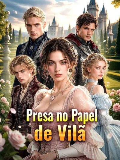 Capa da minissérie Presa no Papel de Vilã