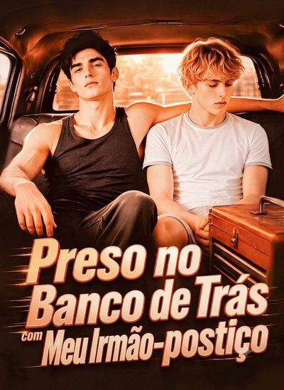 Capa da minissérie Preso no Banco de Trás com Meu Irmão-postiço