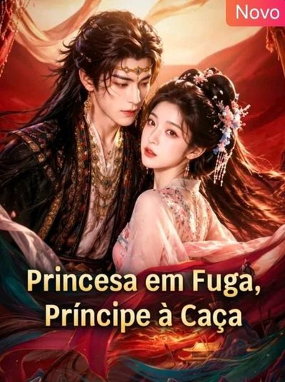 Capa da minissérie Princesa em Fuga, Príncipe à Caça