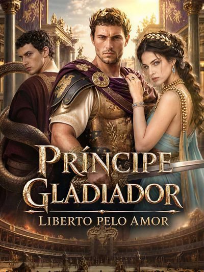 Capa da minissérie Príncipe Gladiador Liberto Pelo Amor -