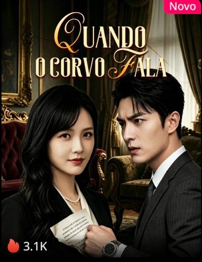 Capa da minissérie Quando o Corvo Fala
