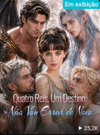 Capa da minissérie Quatro Reis, um Destino: Não Vou Errar de Novo