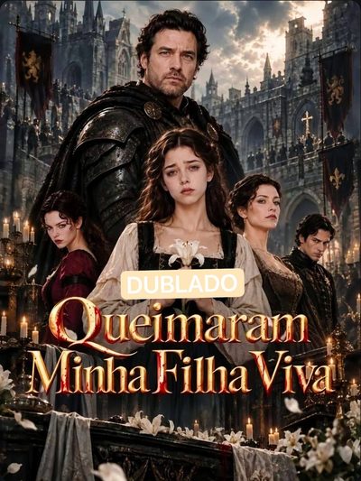 Capa da minissérie Queimaram Minha Filha Viva