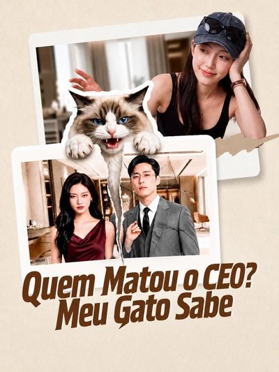 Capa da minissérie Quem Matou o CEO? Meu Gato Sabe
