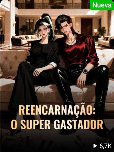 Capa da minissérie Reencarnação: o Super Gastador