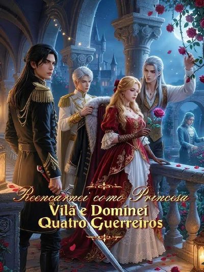 Capa da minissérie Reencarnei Como Princesa Vilã e Dominei Quatro Guerreiros Legendado