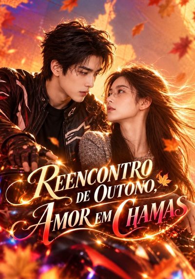 Capa da minissérie Reencontro de Outono, Amor em Chamas