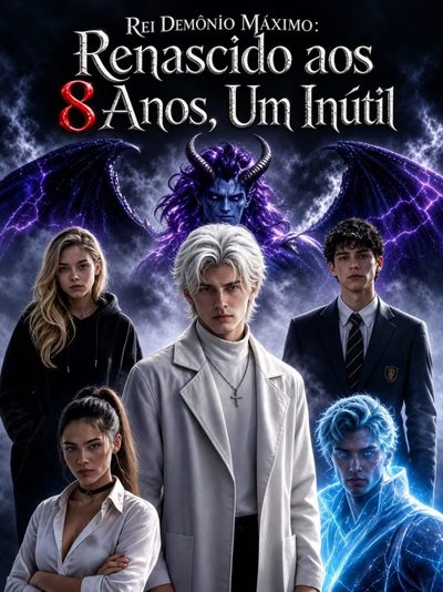 Capa da minissérie Rei Demônio Máximo: Renascido Aos 8 Anos, um Inútil