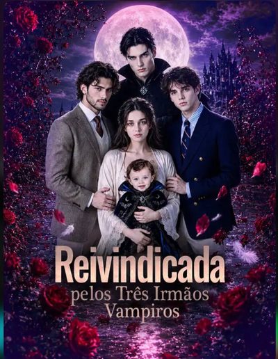 Capa da minissérie Reivindicada Pelos Três Irmãos Vampiros