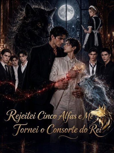 Capa da minissérie Rejeitei Cinco Alfas e Me Tornei o Consorte do Rei - Bl