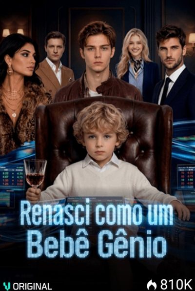 Capa da minissérie Renasci Como um Bebê Genio
