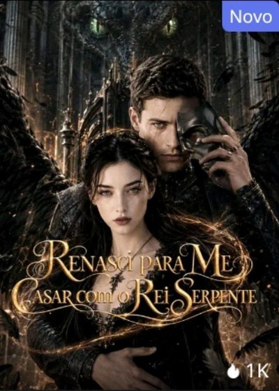 Capa da minissérie Renasci para Me Casar com o Rei Serpente